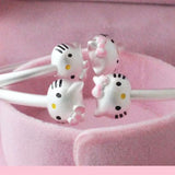 Doraemon Cartoon Silver Plated Bangles Mother Son Bracelet Gift