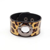 Geometric Buckle Leather Bracelet for Women