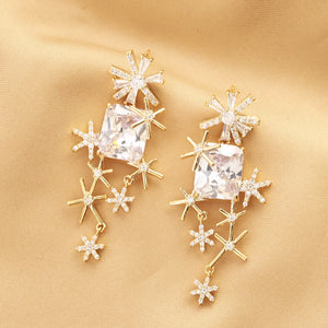 Geometric Lines Hollow Earrings for Women Unique Jewelry