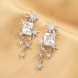 Geometric Lines Hollow Earrings for Women Unique Jewelry