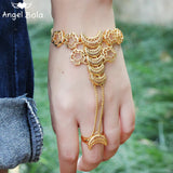 Moon Shaped Women Charm Bracelet Wedding Jewelry