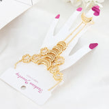 Moon Shaped Women Charm Bracelet Wedding Jewelry