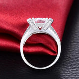 Sliver CZ Crystal Finger Rings Wedding & Engagement Ring R587