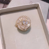 Clear Cubic Zirconia Women Engagement Ring Fasion Jewelry