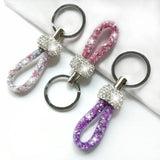 Crystal Car Key Chains for Women Men Girl Keys Holder Bag Pendant Gift