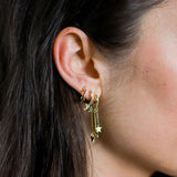 Solid 925 Silver Hoop Earrings for Couples Party Engagement