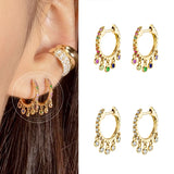 Solid 925 Silver Hoop Earrings for Couples Party Engagement