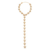 Crystal Star Pendant Choker Necklace for Women