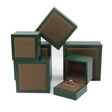 Square Jewelry Display Case Portable Travel Storage Organizer