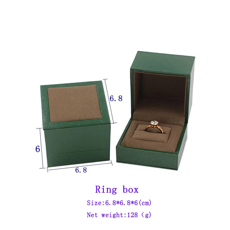 Square Jewelry Display Case Portable Travel Storage Organizer