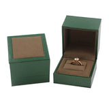 Square Jewelry Display Case Portable Travel Storage Organizer