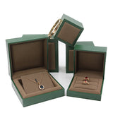 Square Jewelry Display Case Portable Travel Storage Organizer