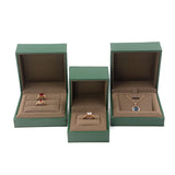 Square Jewelry Display Case Portable Travel Storage Organizer