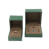 Square Jewelry Display Case Portable Travel Storage Organizer