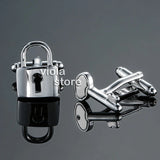 Stainless Crown Cufflinks Funny Dice Poker Cuffs Men Wedding Gift
