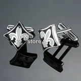 Stainless Dollar Flag Cufflinks Funny Puzzle Cuffs