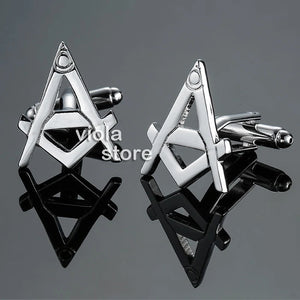 Stainless Dollar Flag Cufflinks Funny Puzzle Cuffs