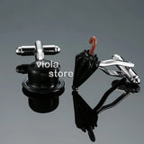Stainless Dollar Flag Cufflinks Funny Puzzle Cuffs