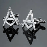 Stainless Dollar Flag Cufflinks Funny Puzzle Cuffs
