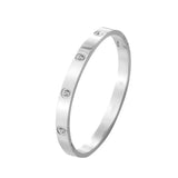 Crystal Charm Bangle for Women Cuff Bracelet Jewelry Gift