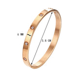 Crystal Charm Bangle for Women Cuff Bracelet Jewelry Gift