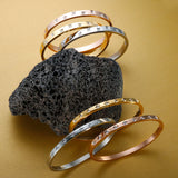 Star Shape Bracelet Stainless Steel Bangle Plated for Women
