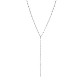Stainless Steel V-shaped Necklace for Women Chain Choker Long Clavicle Necklace