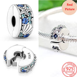 Pav Zircon Infinite Hearts Charm Fits Bracelet Silver Jewelry