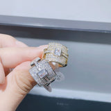 Cubic Zircon Stackable Ring Engagement Dubai Bridal Top Finger J1924