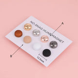 Strong Magnetic Safe Metal Hijab Clip Muslim Scarf Brooch Pins