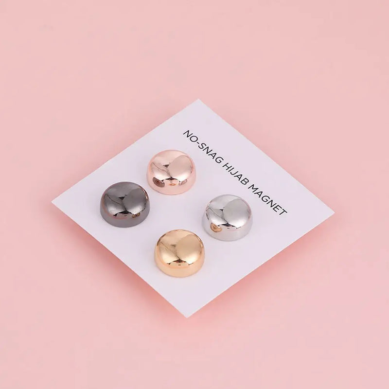 Strong Magnetic Safe Metal Hijab Clip Muslim Scarf Brooch Pins