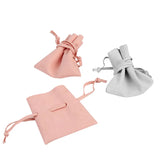 Suede Jewelry Ornaments Storage Pouch Microfiber Necklace Bag