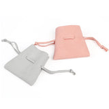Suede Jewelry Ornaments Storage Pouch Microfiber Necklace Bag