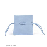 Suede Jewelry Ornaments Storage Pouch Microfiber Necklace Bag