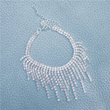 Rhinestone Anklet Chain Crystal Beach Bridal Foot Chain
