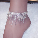 Rhinestone Anklet Chain Crystal Beach Bridal Foot Chain