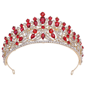Crystal Queen Princess Tiara Crown Pageant Wedding Headband