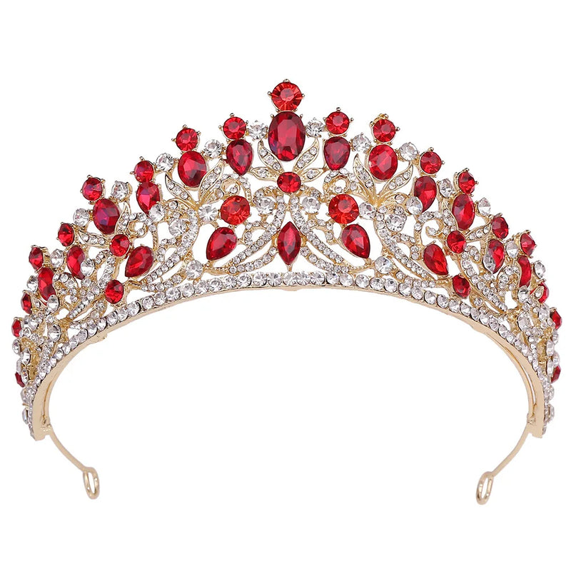 Crystal Queen Princess Tiara Crown Pageant Wedding Headband