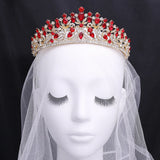 Crystal Queen Princess Tiara Crown Pageant Wedding Headband