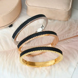Titanium Steel Ceramic Bracelet Couples Jewelry Gift