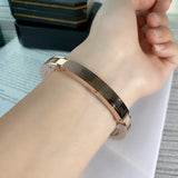 Titanium Steel Ceramic Bracelet Couples Jewelry Gift