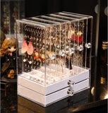Acrylic Jewelry Storage Box Earrings Display Case Large Capacity Drawer Gift