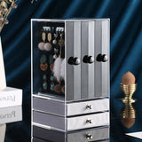 Acrylic Jewelry Storage Box Earrings Display Case Large Capacity Drawer Gift