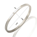 Plum Bossom Bracelets CZ Crystal Women Bangles Wedding Gift