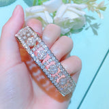 Dazzling Zircon Cuff Bracelet for Women