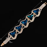 Triangle Crystal Bracelets for Women Bohemian Jewelry