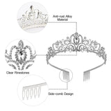 Tulle Wedding Veil Bridal Hair Accessories Tiara Crown Headband