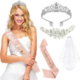 Tulle Wedding Veil Bridal Hair Accessories Tiara Crown Headband