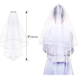 Tulle Wedding Veil Bridal Hair Accessories Tiara Crown Headband