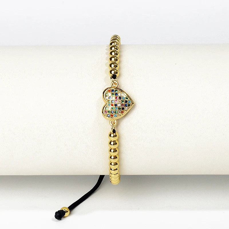 Evil Eye Slide Bracelet For Woman Micro Pave Zircon Greek Eye Charms